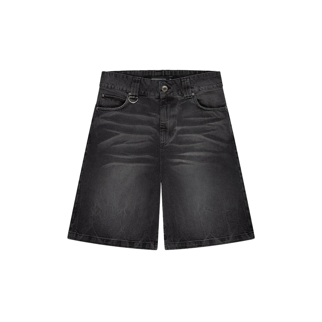 MOONLIGHT MANSION Silhouette Jorts Faded Black