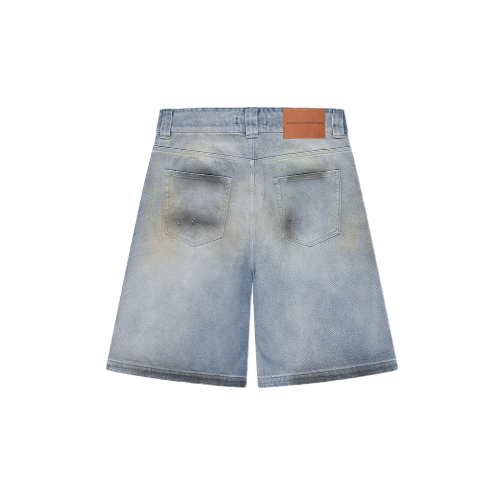 MOONLIGHT MANSION Silhouette Jorts Faded Blue