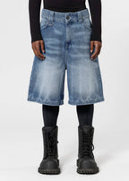 MOONLIGHT MANSION Silhouette Jorts Light Blue