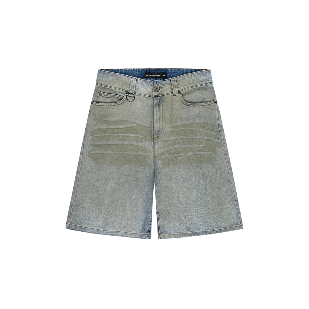 MOONLIGHT MANSION Silhouette Jorts Used Green