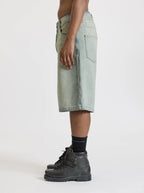 MOONLIGHT MANSION Silhouette Jorts Used Green