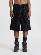 MOONLIGHT MANSION Silhouette Jorts Velour