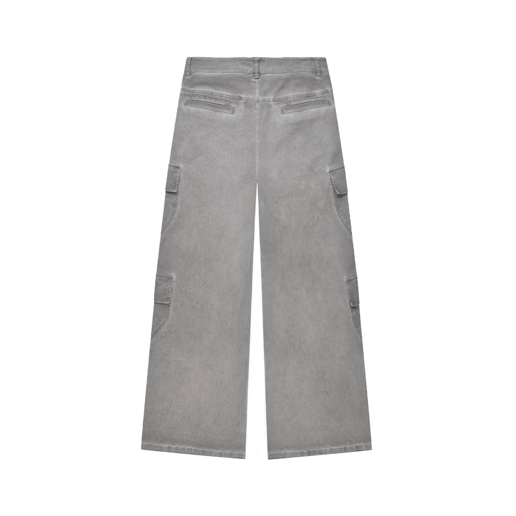 MOONLIGHT MANSION Washed Line Cargopants Ivory Beige