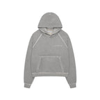 MOONLIGHT MANSION Washed Line Hoodie Ivory Beige