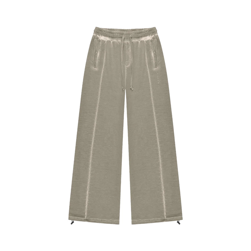 MOONLIGHT MANSION Washed Line Sweatpants Desert Yellow