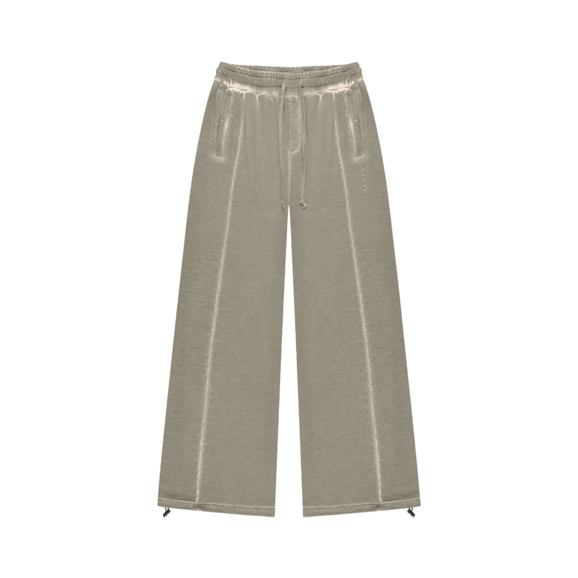 MOONLIGHT MANSION Washed Line Sweatpants Desert Yellow