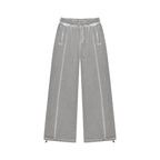 MOONLIGHT MANSION Washed Line Sweatpants Ivory Beige
