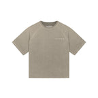 MOONLIGHT MANSION Washed Line T-Shirt Desert Yellow
