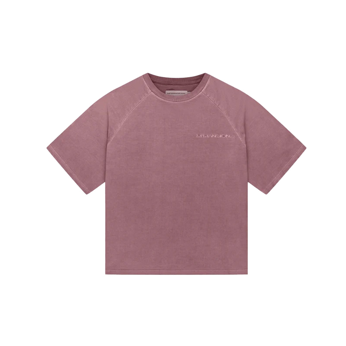 MOONLIGHT MANSION Washed Line T-Shirt Royal Red