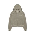 MOONLIGHT MANSION Washed Line Zip-up Desert Yellow