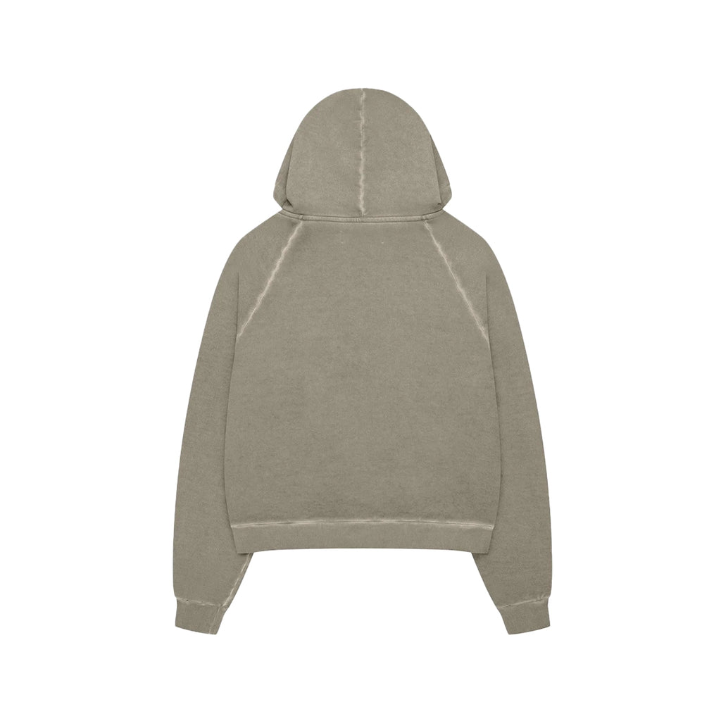 MOONLIGHT MANSION Washed Line Zip-up Desert Yellow