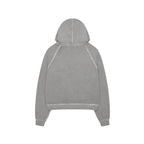 MOONLIGHT MANSION Washed Line Zip-up Ivory Beige