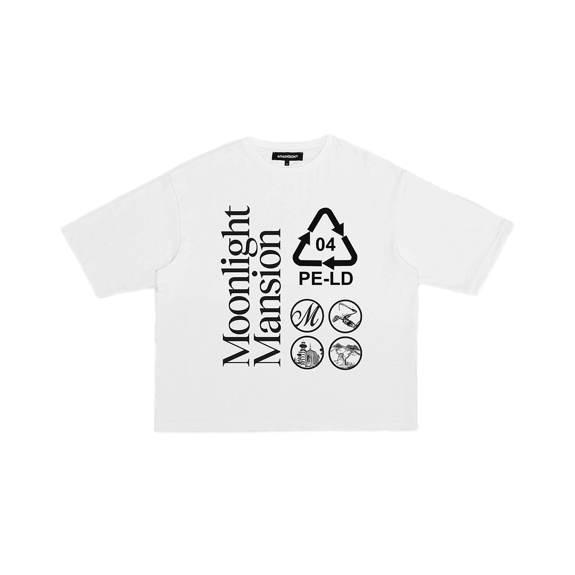 MOONLIGHT MANSION PET T-Shirt White