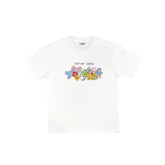 NEVER BEEN Family T-Shirt White