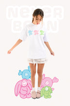 NEVER BEEN Bunny T-Shirt White