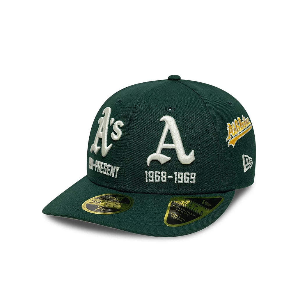 NEW ERA Athletics MLB Historic Dark Green Low Profile 59FIFTY Fitted Cap 60915830