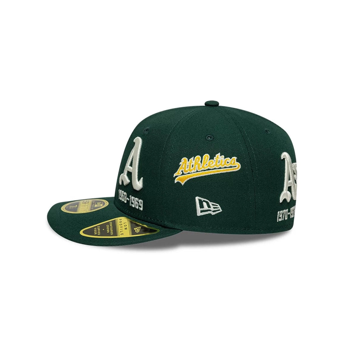 NEW ERA Athletics MLB Historic Dark Green Low Profile 59FIFTY Fitted Cap 60915830