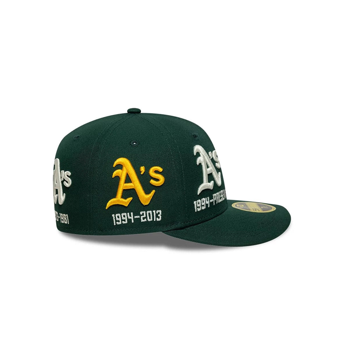 NEW ERA Athletics MLB Historic Dark Green Low Profile 59FIFTY Fitted Cap 60915830