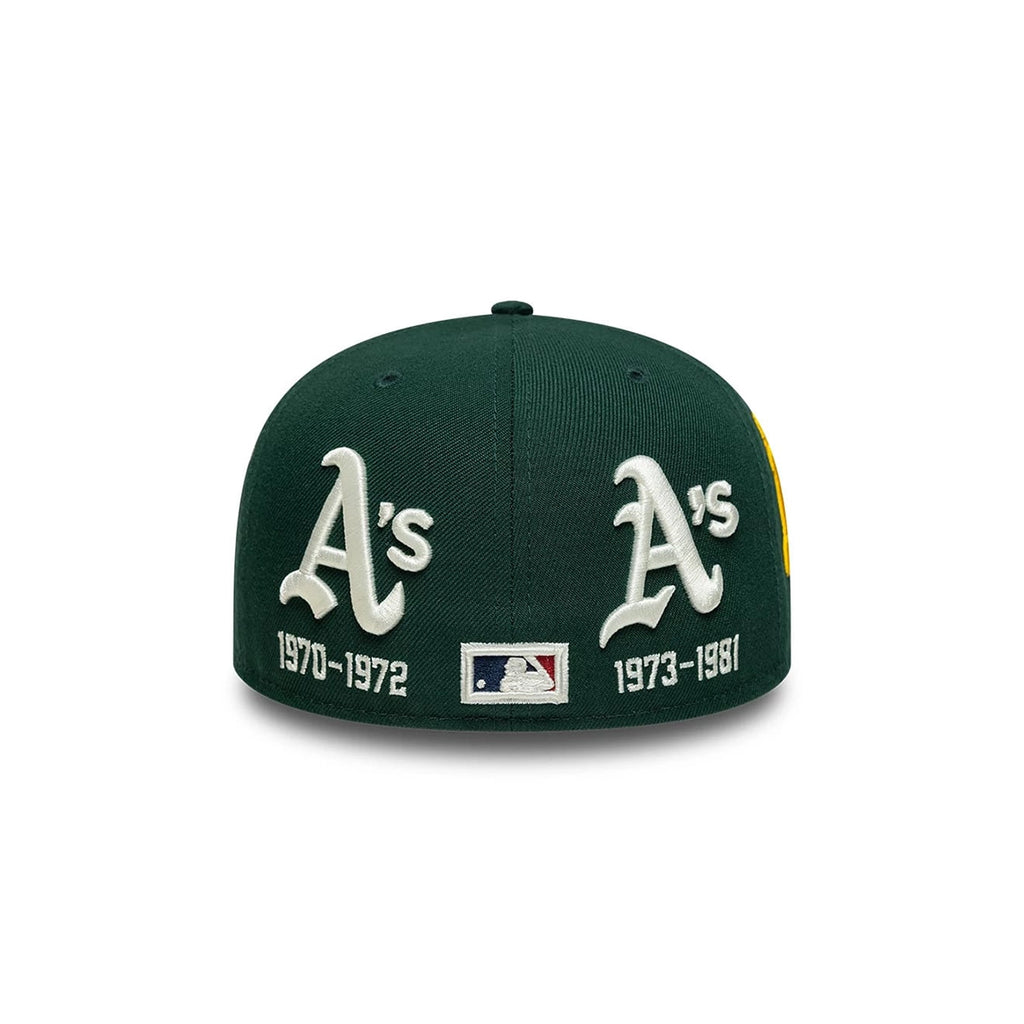 NEW ERA Athletics MLB Historic Dark Green Low Profile 59FIFTY Fitted Cap 60915830
