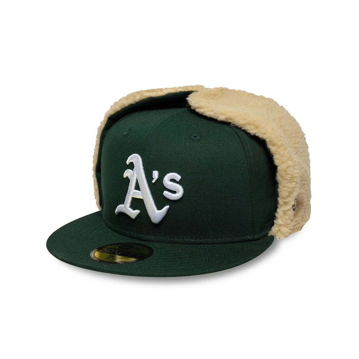 NEW ERA Athletics MLB World Series Dark Green Dogear 59FIFTY Fitted Cap 60915898