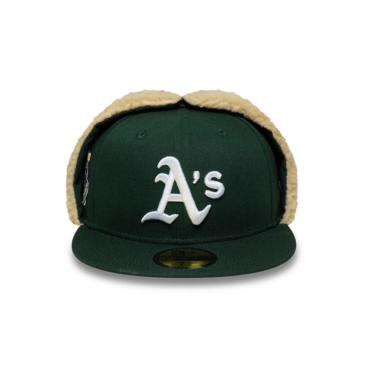 NEW ERA Athletics MLB World Series Dark Green Dogear 59FIFTY Fitted Cap 60915898