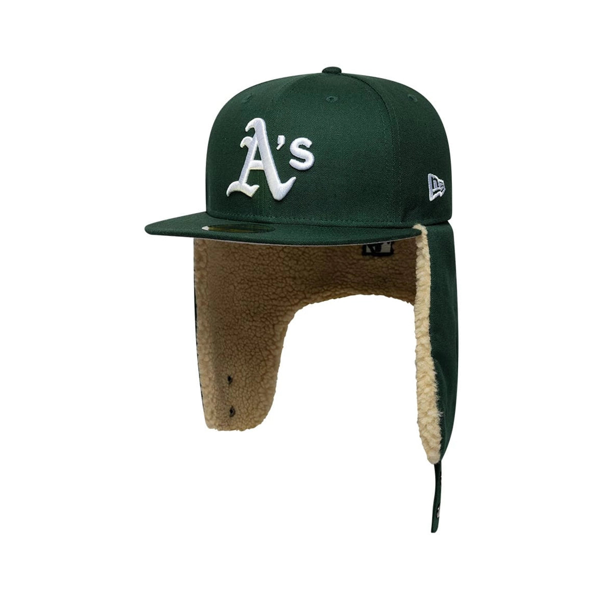 NEW ERA Athletics MLB World Series Dark Green Dogear 59FIFTY Fitted Cap 60915898