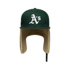 NEW ERA Athletics MLB World Series Dark Green Dogear 59FIFTY Fitted Cap 60915898