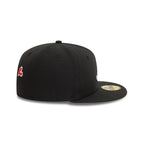 NEW ERA Atlanta Braves Black White Heart Icon 59FIFTY Fitted Cap 60943445