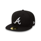 NEW ERA Atlanta Braves Essential Black 59FIFTY Cap 10047487