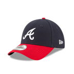 NEW ERA Atlanta Braves Navy Red 9FORTY Scretch Cap 10047507