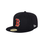 NEW ERA Boston Acperf Navy Red 59FIFTY Fitted Cap 12572847