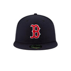 NEW ERA Boston Navy Red 59FIFTY Fitted Cap