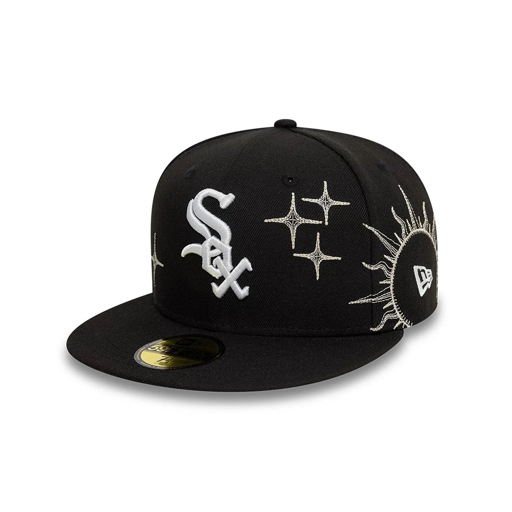 NEW ERA Chicago White Sox Black MLB Zodiac 59FIFTY Fitted Cap 60580488