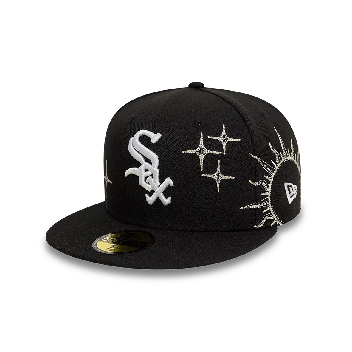 NEW ERA Chicago White Sox Black MLB Zodiac 59FIFTY Fitted Cap 60580488