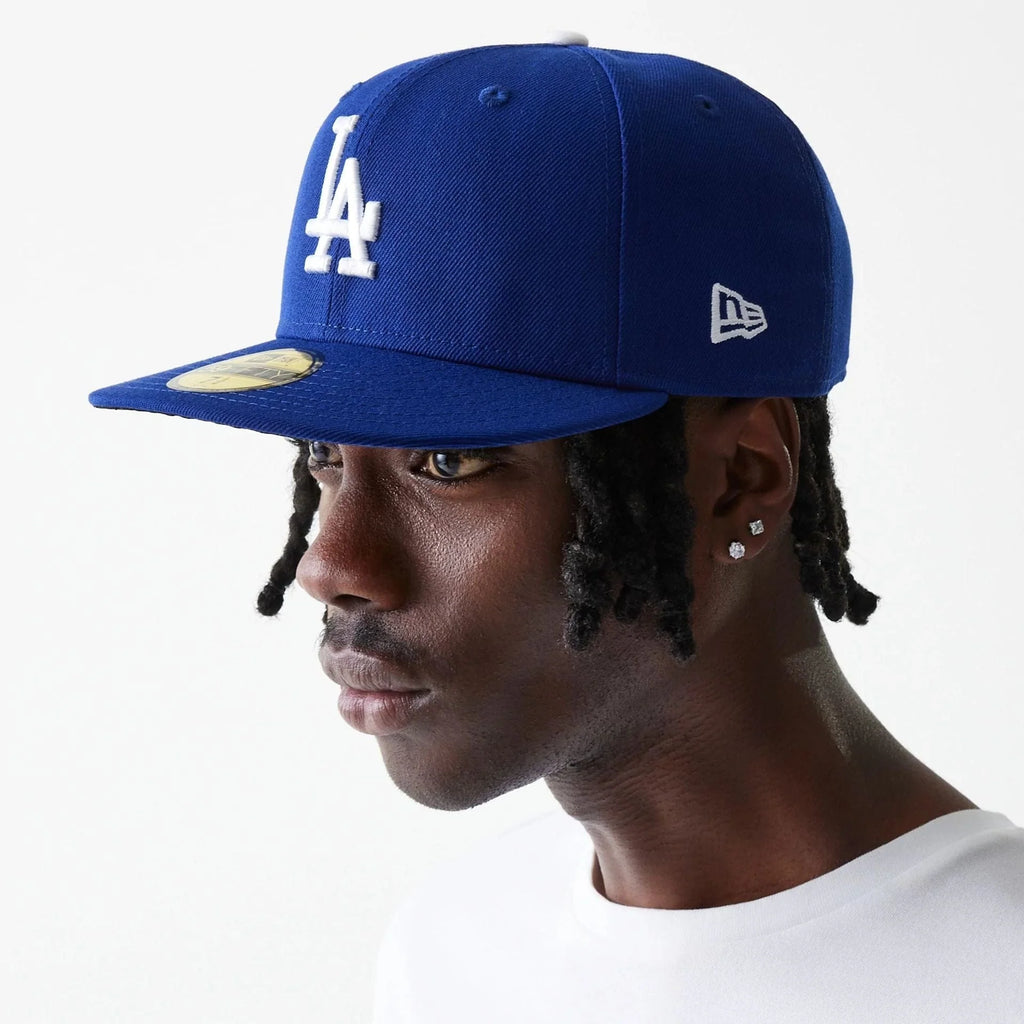 NEW ERA LA Dodgers Acperf Blue 59FIFTY Fitted Cap