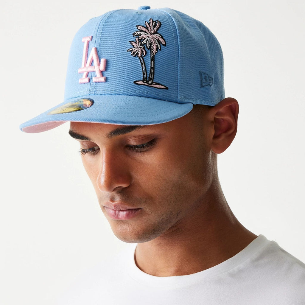 NEW ERA LA Dodgers Beige Palm Taco 59FIFTY Fitted Cap 70625798