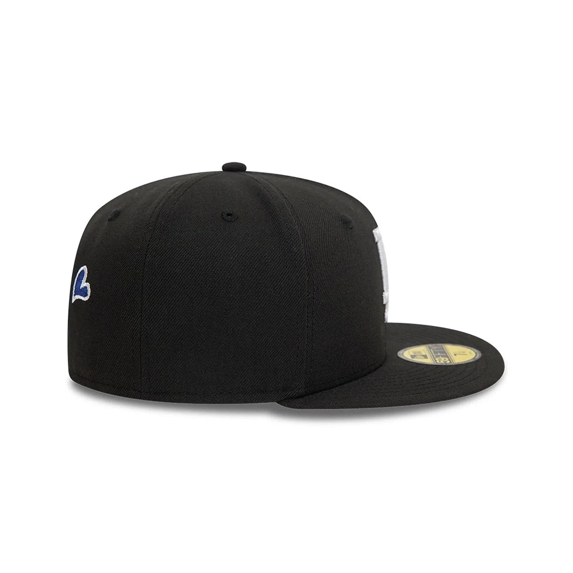 NEW ERA LA Dodgers Black White Heart Icon 59FIFTY Fitted Cap 60943446