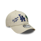 NEW ERA LA Dodgers City Icon 9FORTY Cap Beige Blue 60856335