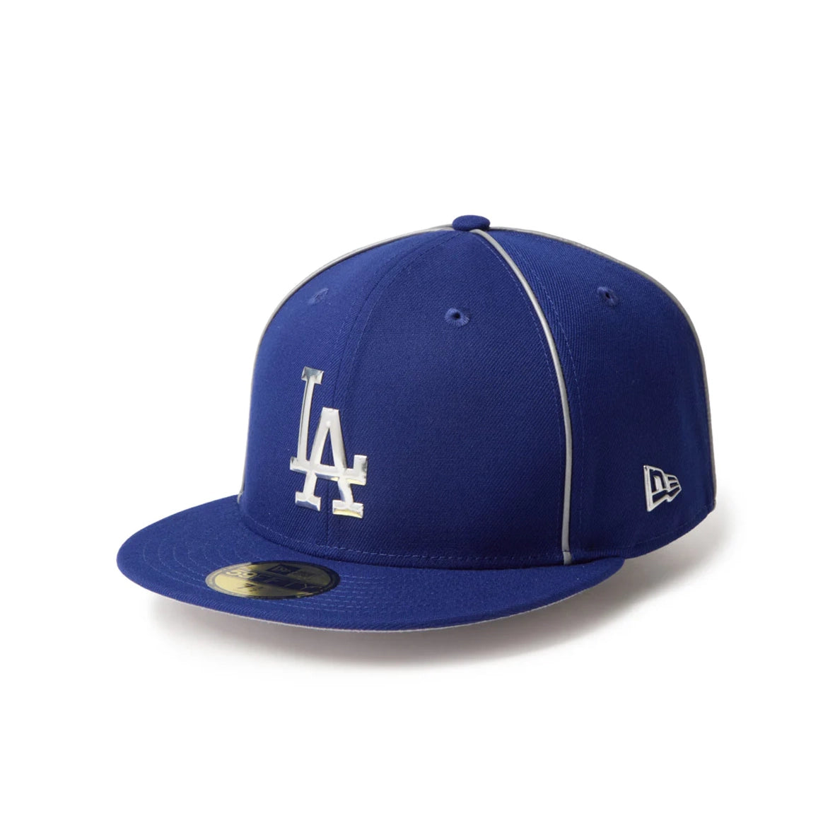 NEW ERA LA Dodgers Hajime Sorayama TPU Silver Dark Royal 59FIFTY Fitted Cap 14952255