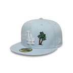 NEW ERA LA Dodgers Soft Blue City Icon 59FIFTY Fitted Cap 60941129