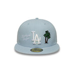 NEW ERA LA Dodgers Soft Blue City Icon 59FIFTY Fitted Cap 60941129