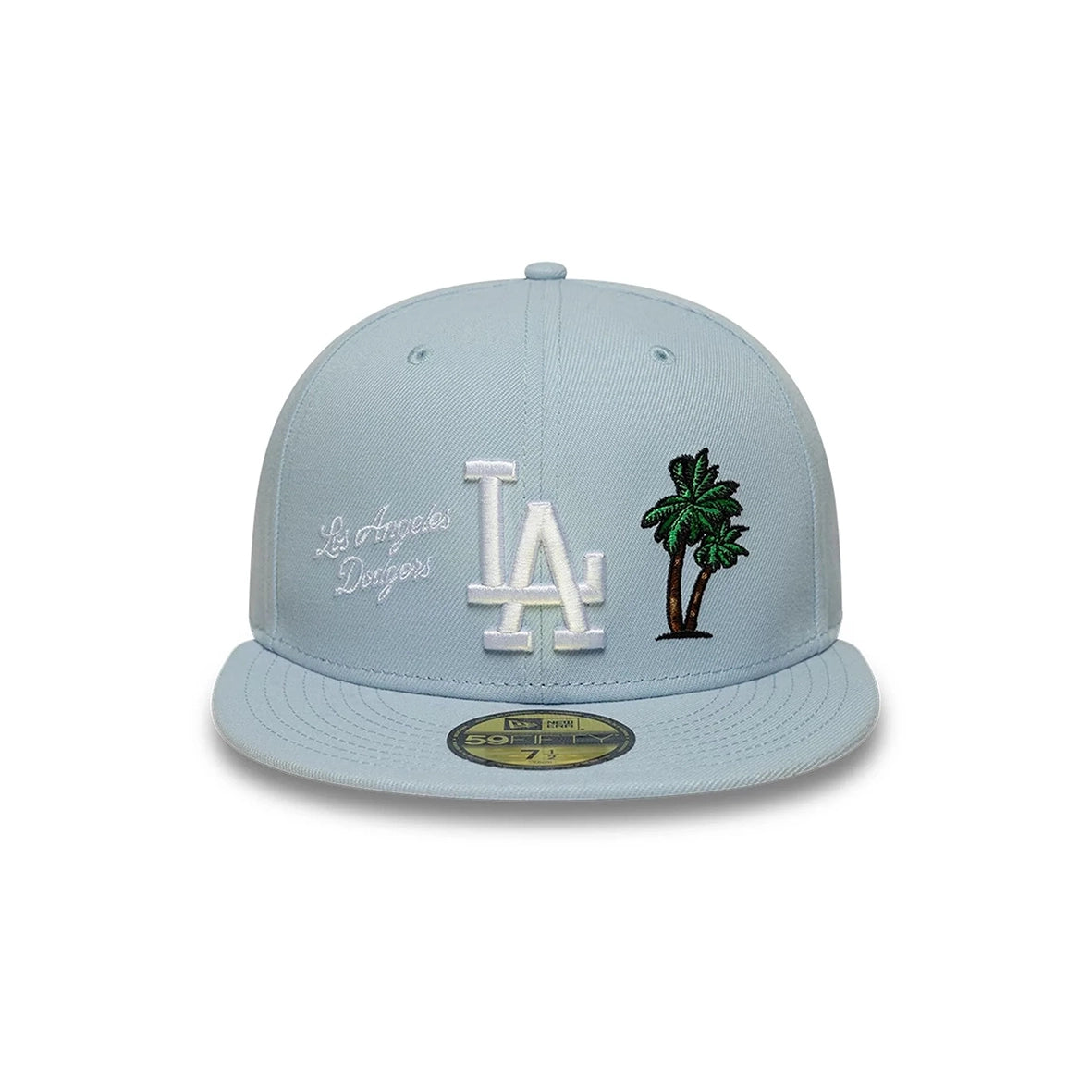 NEW ERA LA Dodgers Soft Blue City Icon 59FIFTY Fitted Cap 60941129