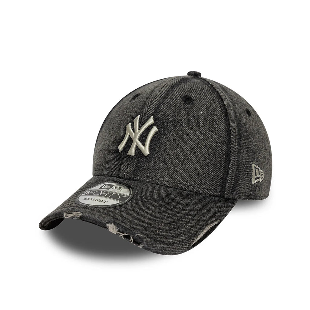 NEW ERA NY Yankees Acid Wash Denim Black 9FORTY Cap