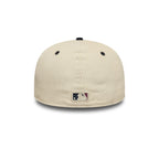 NEW ERA LA Dodgers Beige Navy MLB Cord 59FIFTY LP Fitted Cap