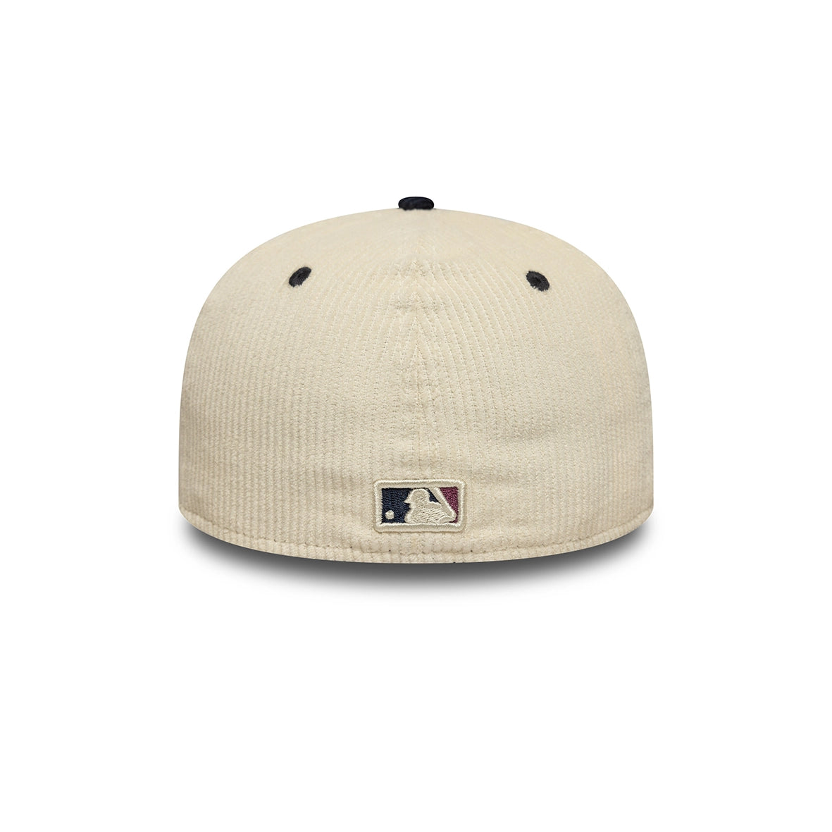NEW ERA LA Dodgers Beige Navy MLB Cord 59FIFTY LP Fitted Cap
