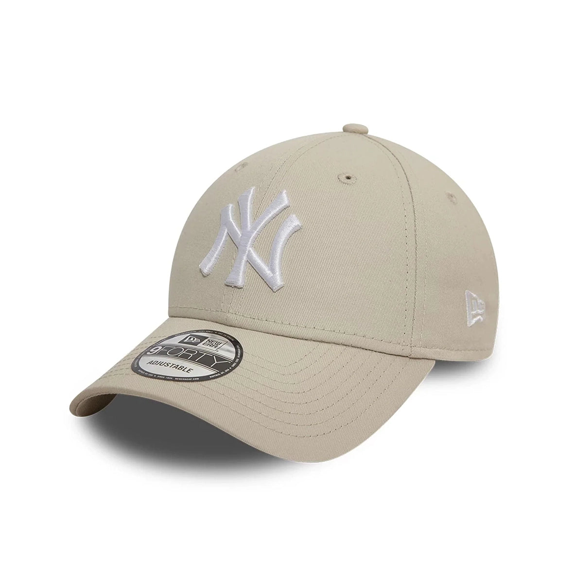 NEW ERA NY Yankees Stone Grey White 9FORTY Cap 60471459