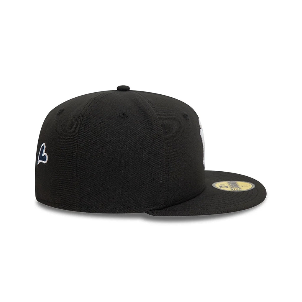 NEW ERA NY Yankees Black White Heart Icon 59FIFTY Fitted Cap 60943447