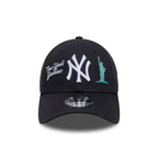 NEW ERA NY Yankees City Icon 9FORTY Cap Navy White 60856324
