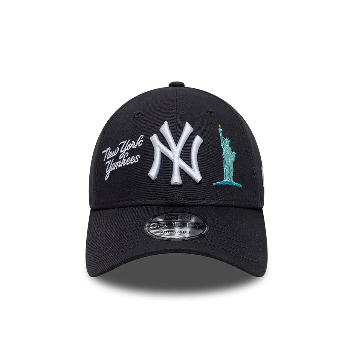 NEW ERA NY Yankees City Icon 9FORTY Cap Navy White 60856324