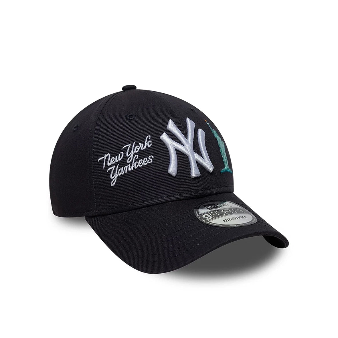 NEW ERA NY Yankees City Icon 9FORTY Cap Navy White 60856324